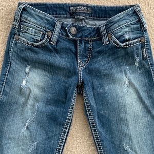 Silver jeans